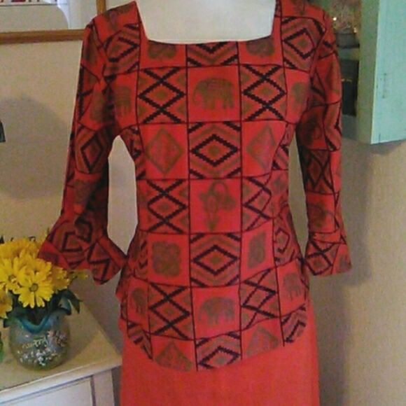 One of a Kind Handmade Skirt and Top Set - Picture 2 of 14